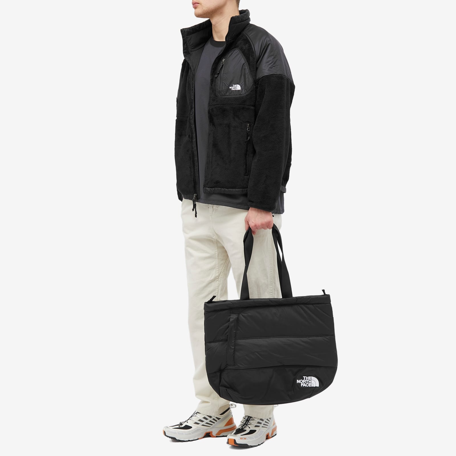 The North Face – Adjustable Cotton Tote Bag Beige