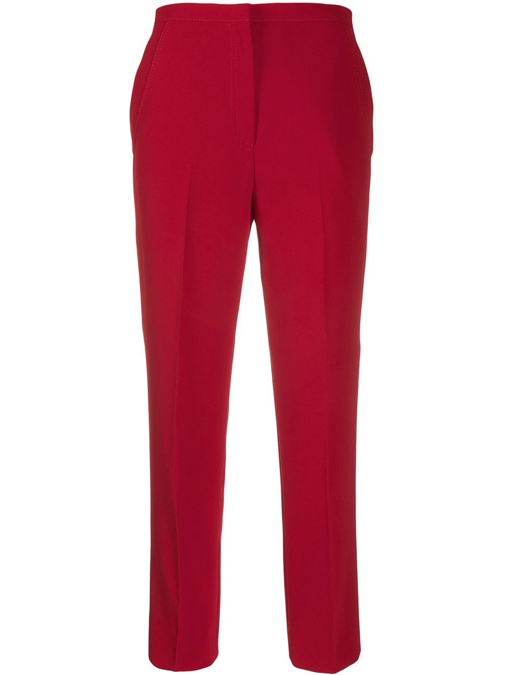 cropped tailored trousers - 1