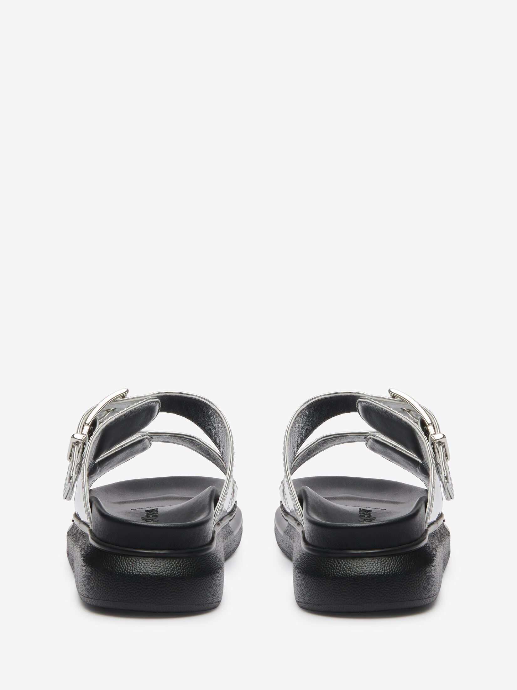 Women's Hybrid Slide in Silver - 3