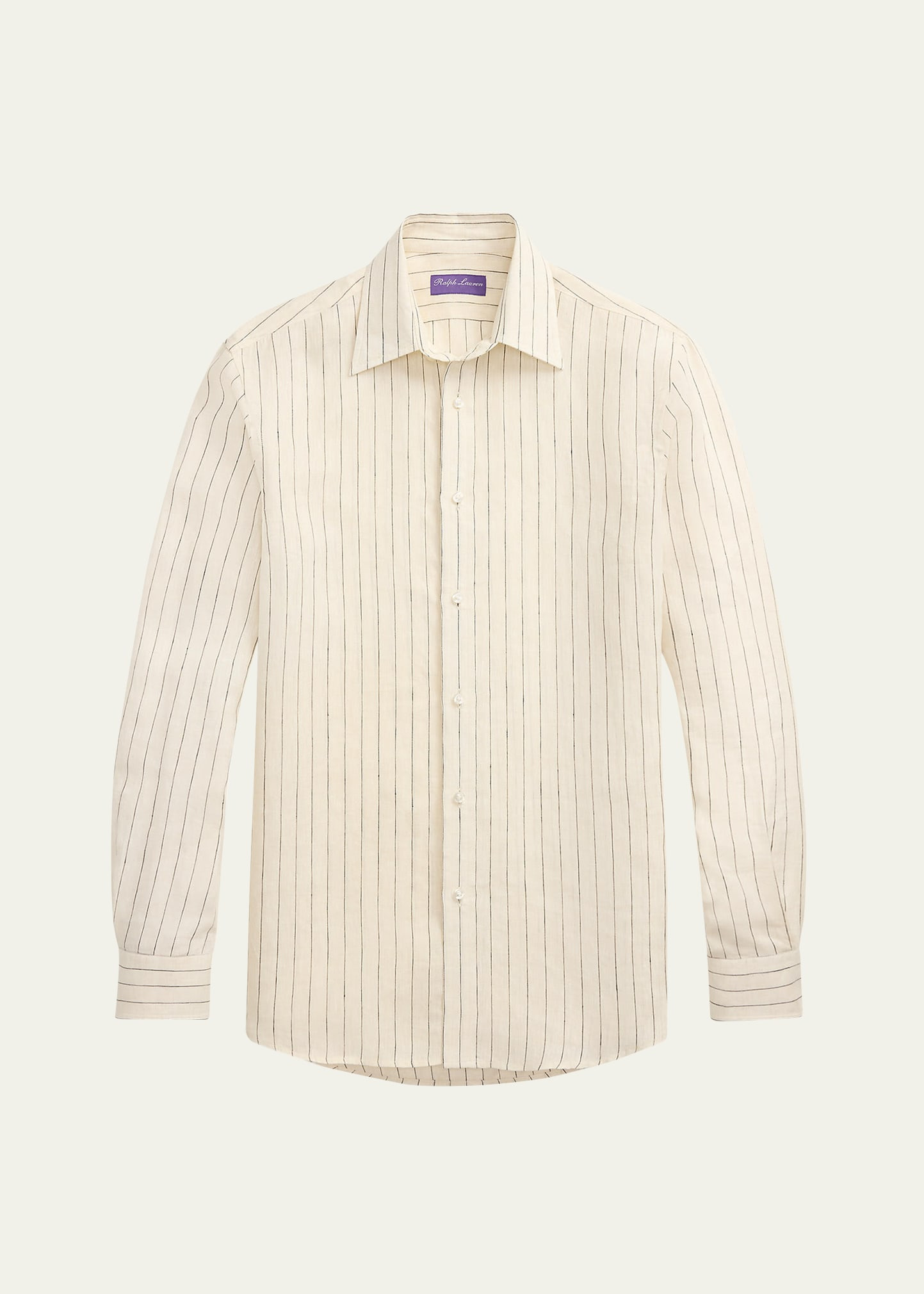 Men's Harrison Linen Thin Stripe Sport Shirt - 1