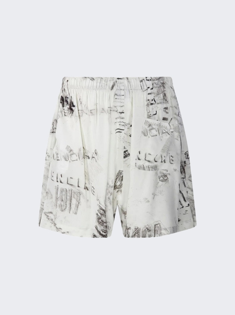 BALENCIAGA Pyjama Shorts Grey outlook