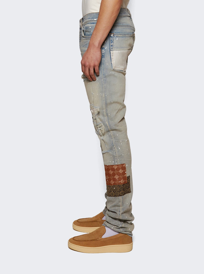 Quad Artpatch Skinny Jean Antique Indigo 3