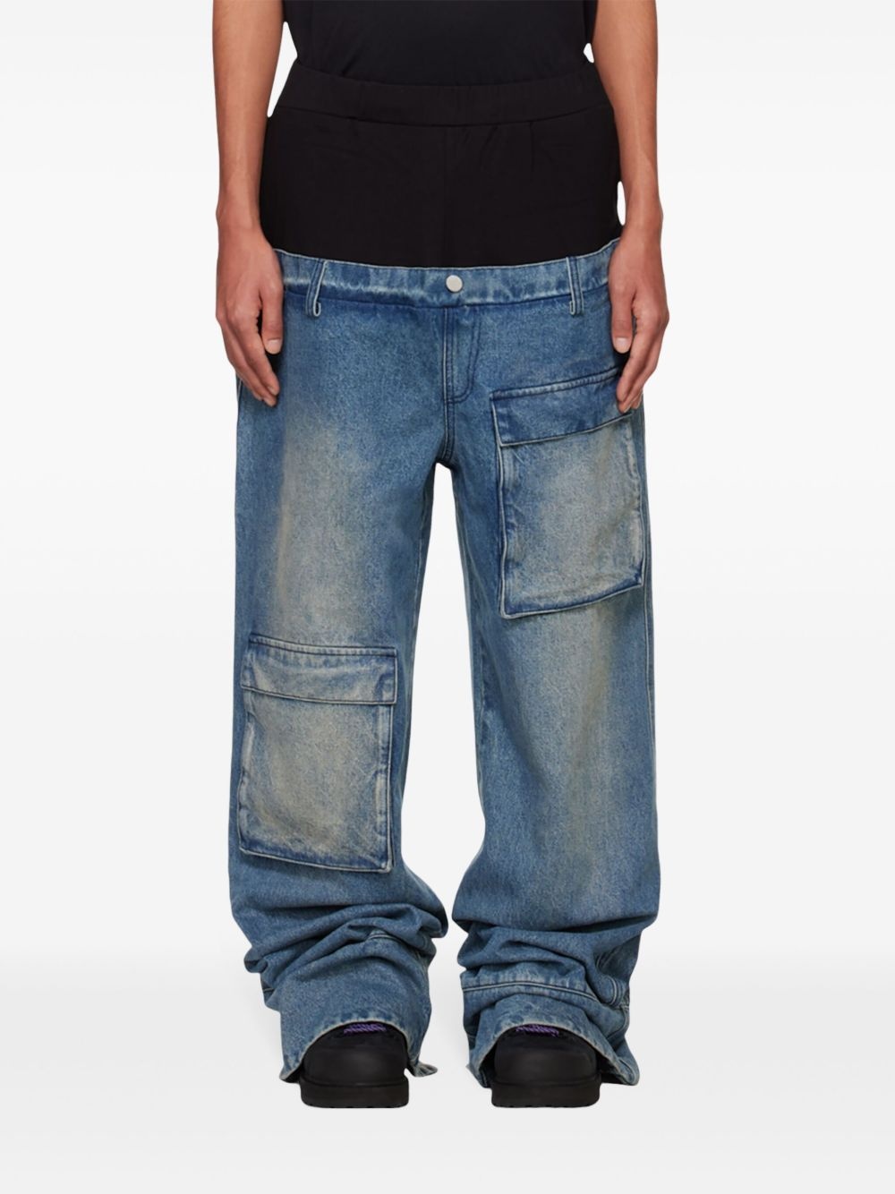 wide-leg jeans - 2