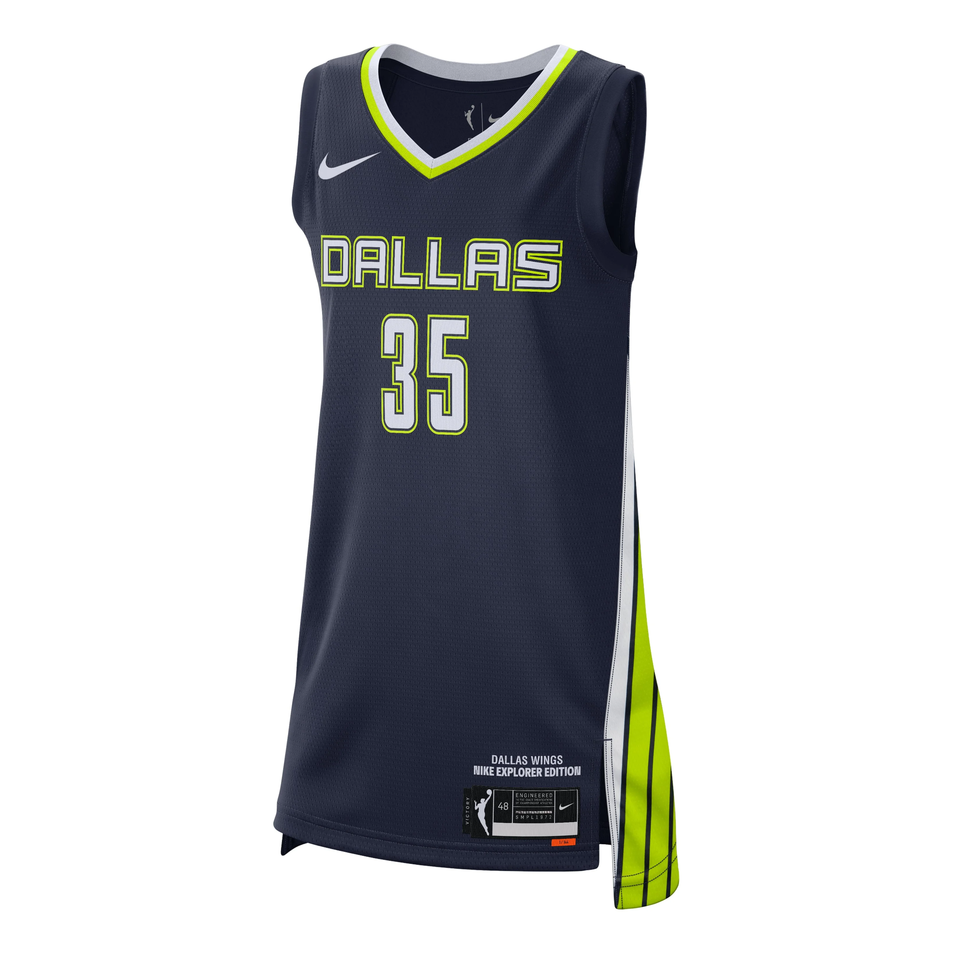 Nike Dallas Wings Explorer Edition Dri-FIT WNBA Victory Jersey 'College Navy' DC9569-425 - 1