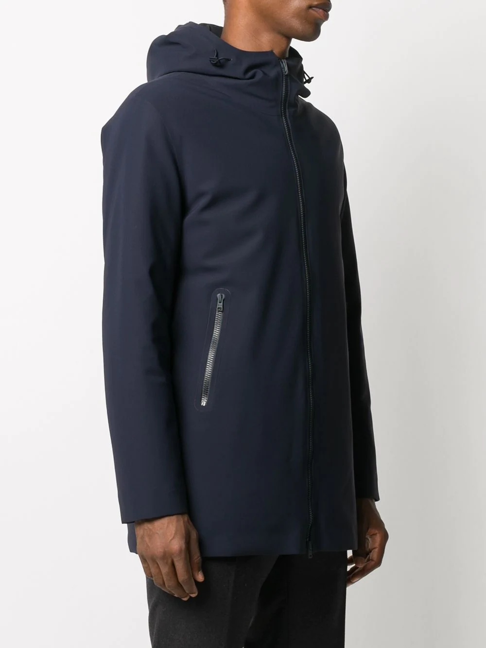 padded hooded parka coat - 3