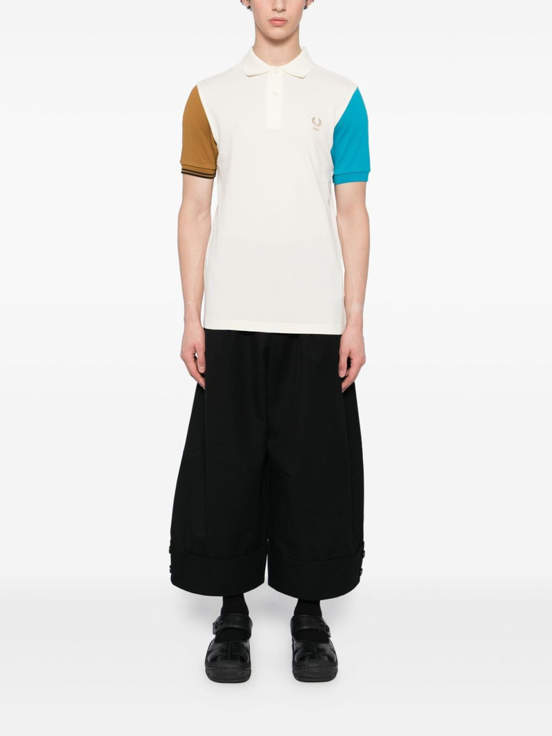 Comme des Garçons SHIRT x Fred Perry colour-block short-sleeve polo shirt outlook