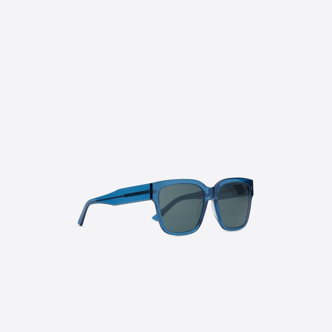 Women's Flat Square Sunglasses in Blue - 3