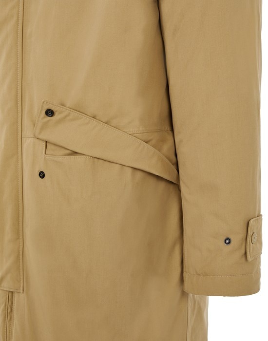 710F1 STONE ISLAND GHOST PIECE_O-VENTILE® WITH PRIMALOFT INSULATION TECHNOLOGY DARK BEIGE - 5