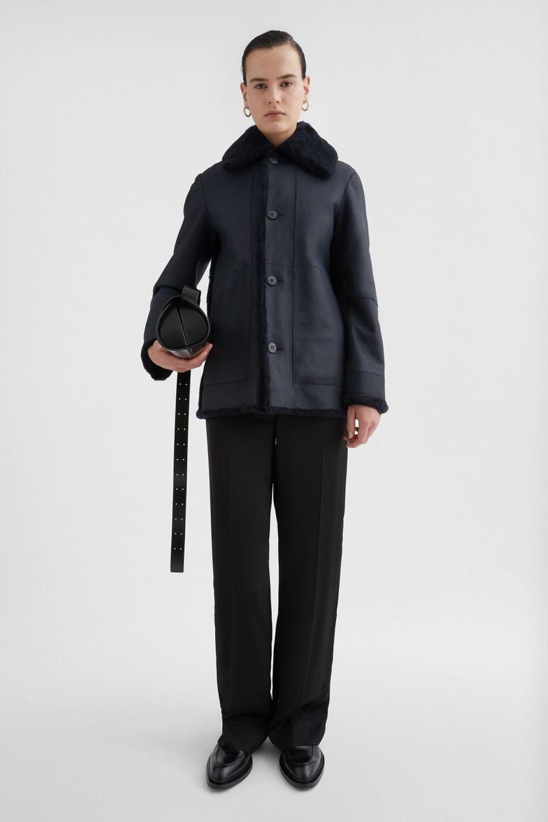Jil Sander Shearling Caban outlook