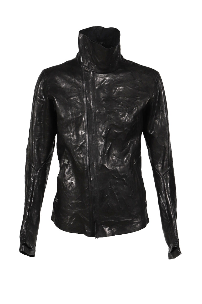 IMPARABLE HIGH NECK ASYMETRIC JACKET / NOIR - 2