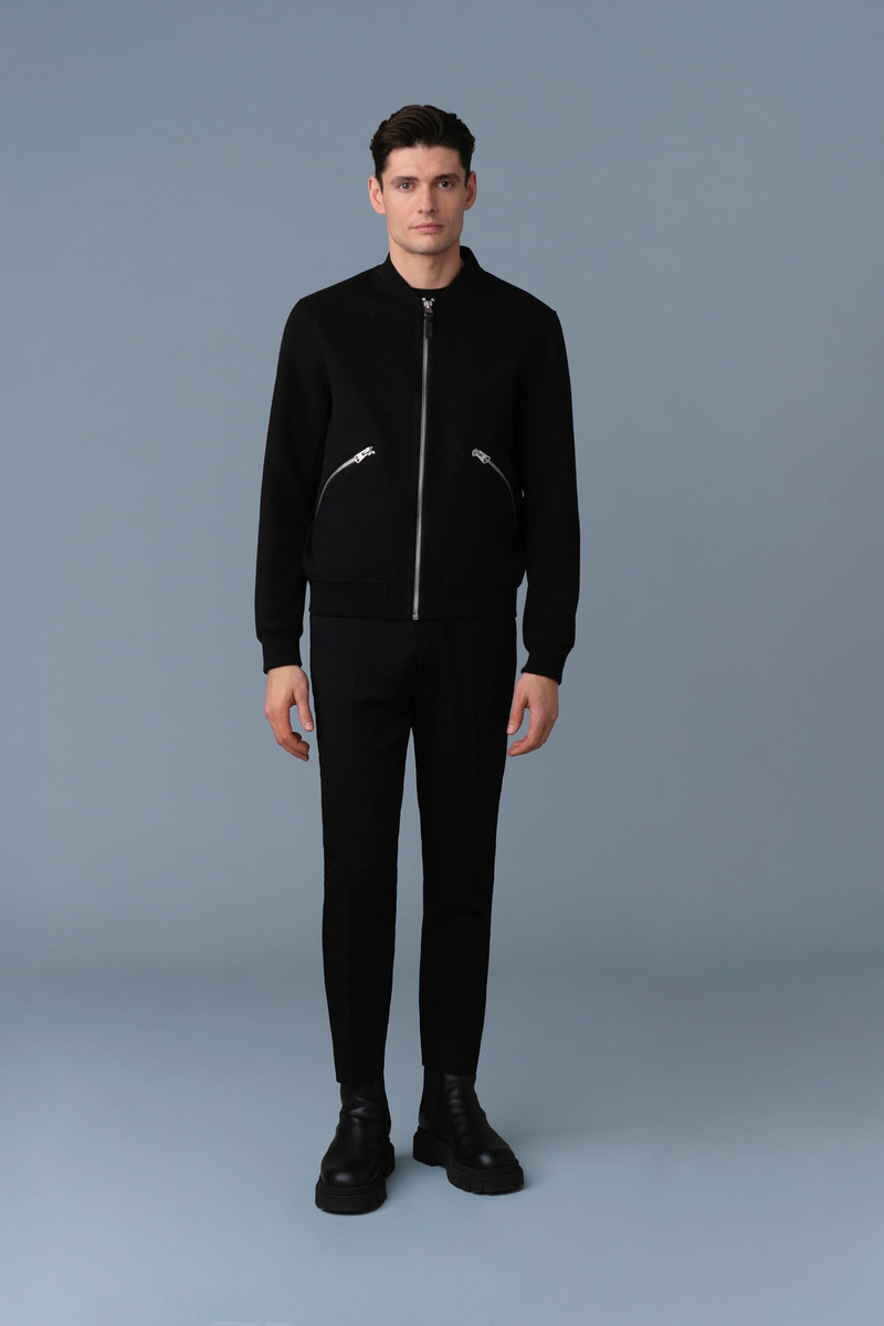 RAMONE-W Double-Face Wool Bomber Jacket 1