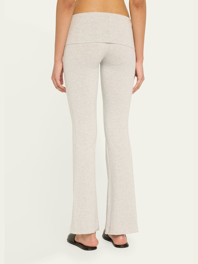 SKIMS Cotton Jersey Foldover Flare-Leg Pants outlook