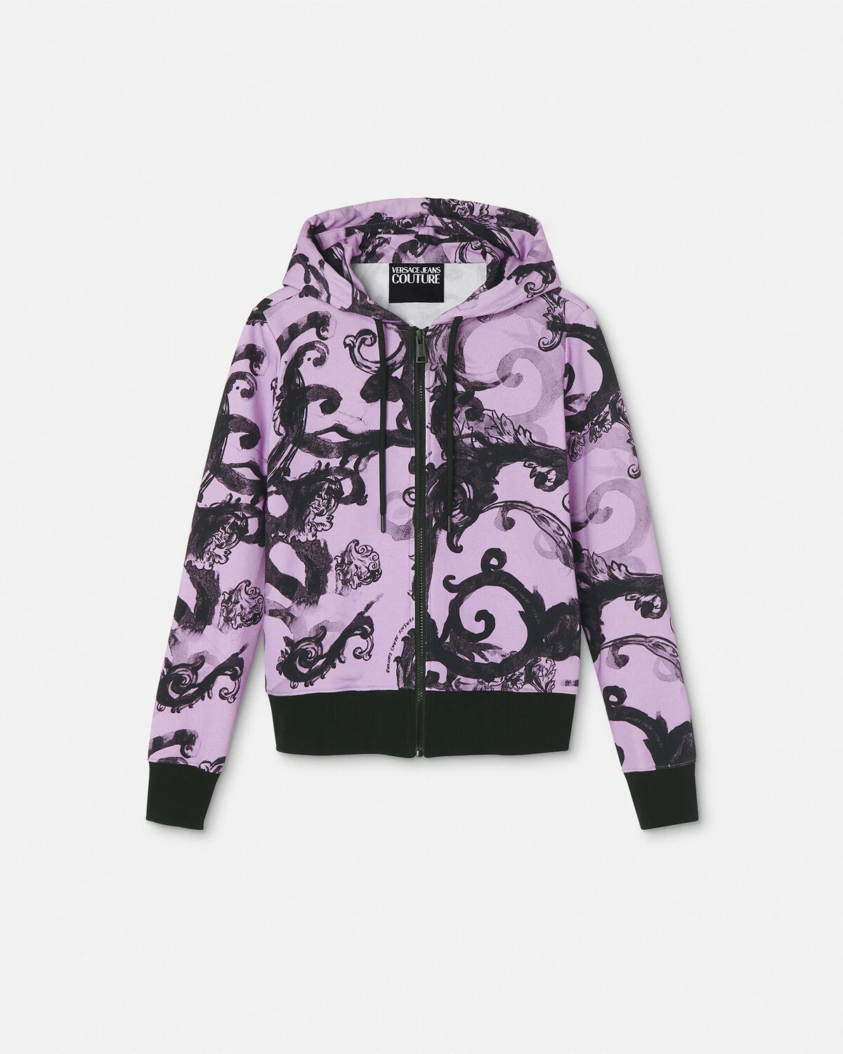 Watercolour Couture Zip Hoodie - 1