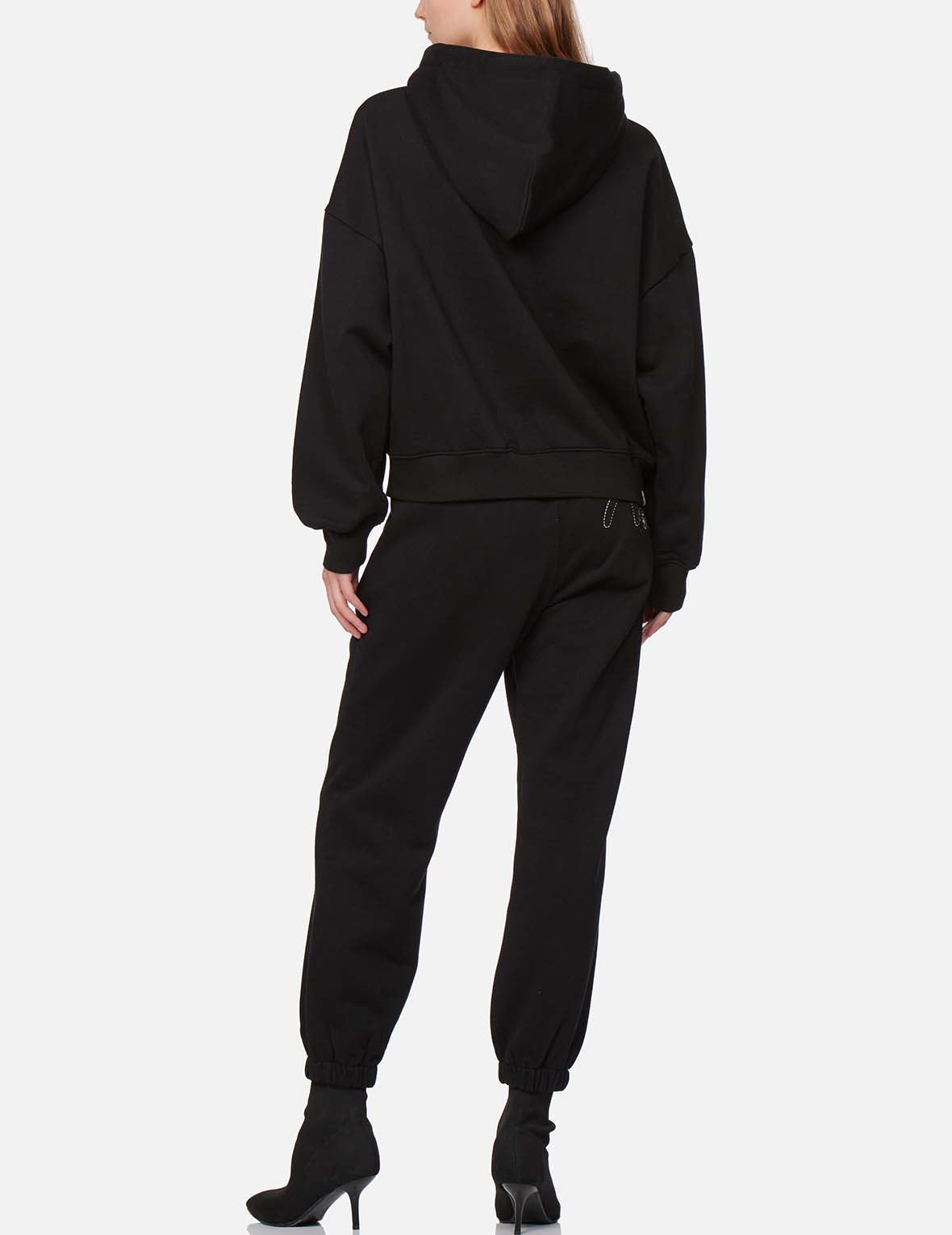 Triple Seagull Print and Embroidery Sweatpants - 4