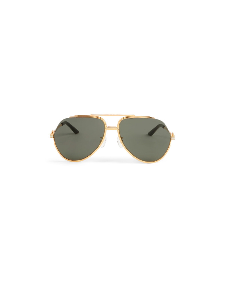 CASABLANCA Green & Gold The Albán Sunglasses outlook