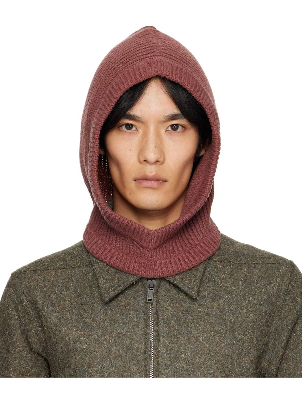 Pink Concordians Cashmere Hood - 1