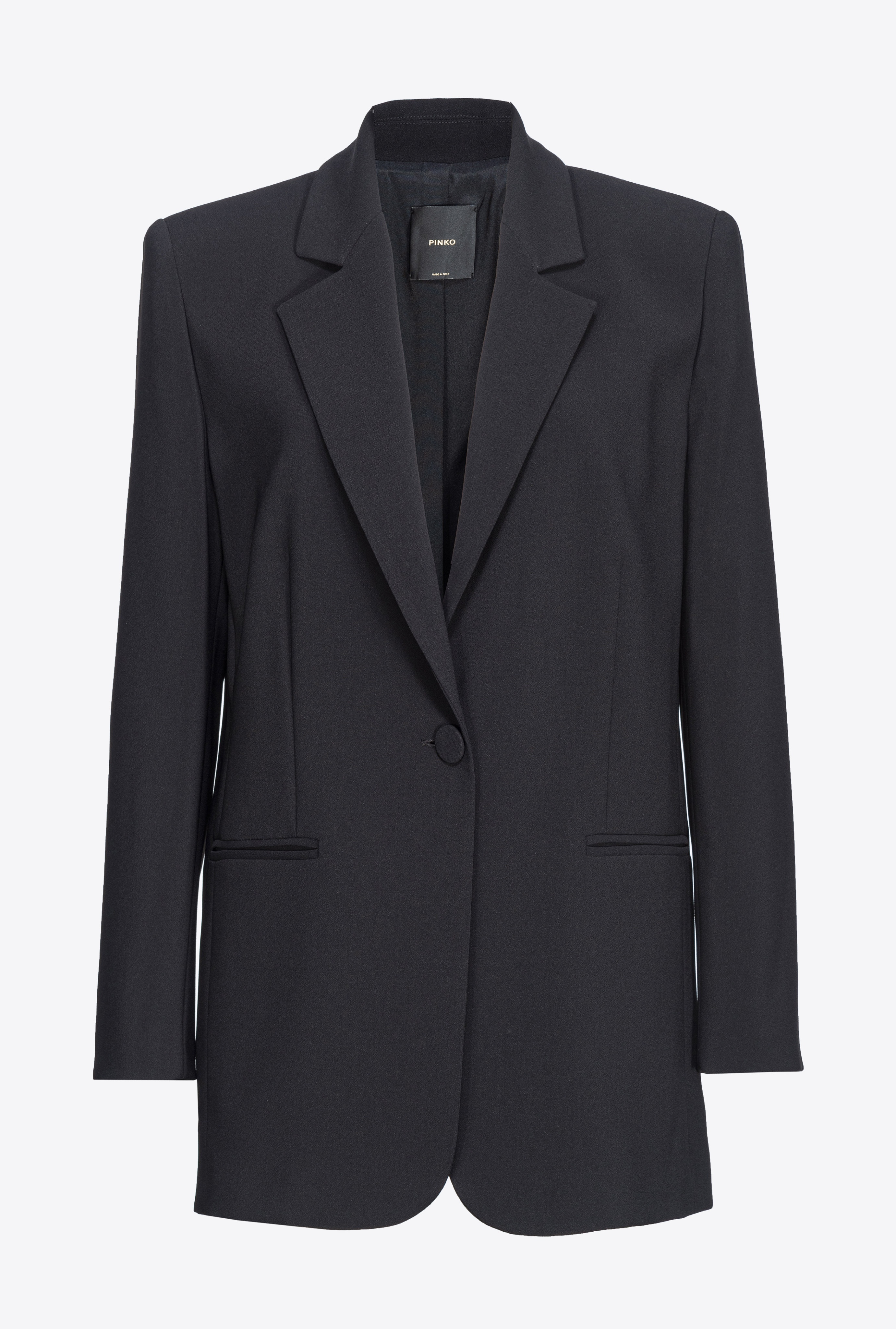 MONOCHROME STRETCH CREPE BLAZER - 1