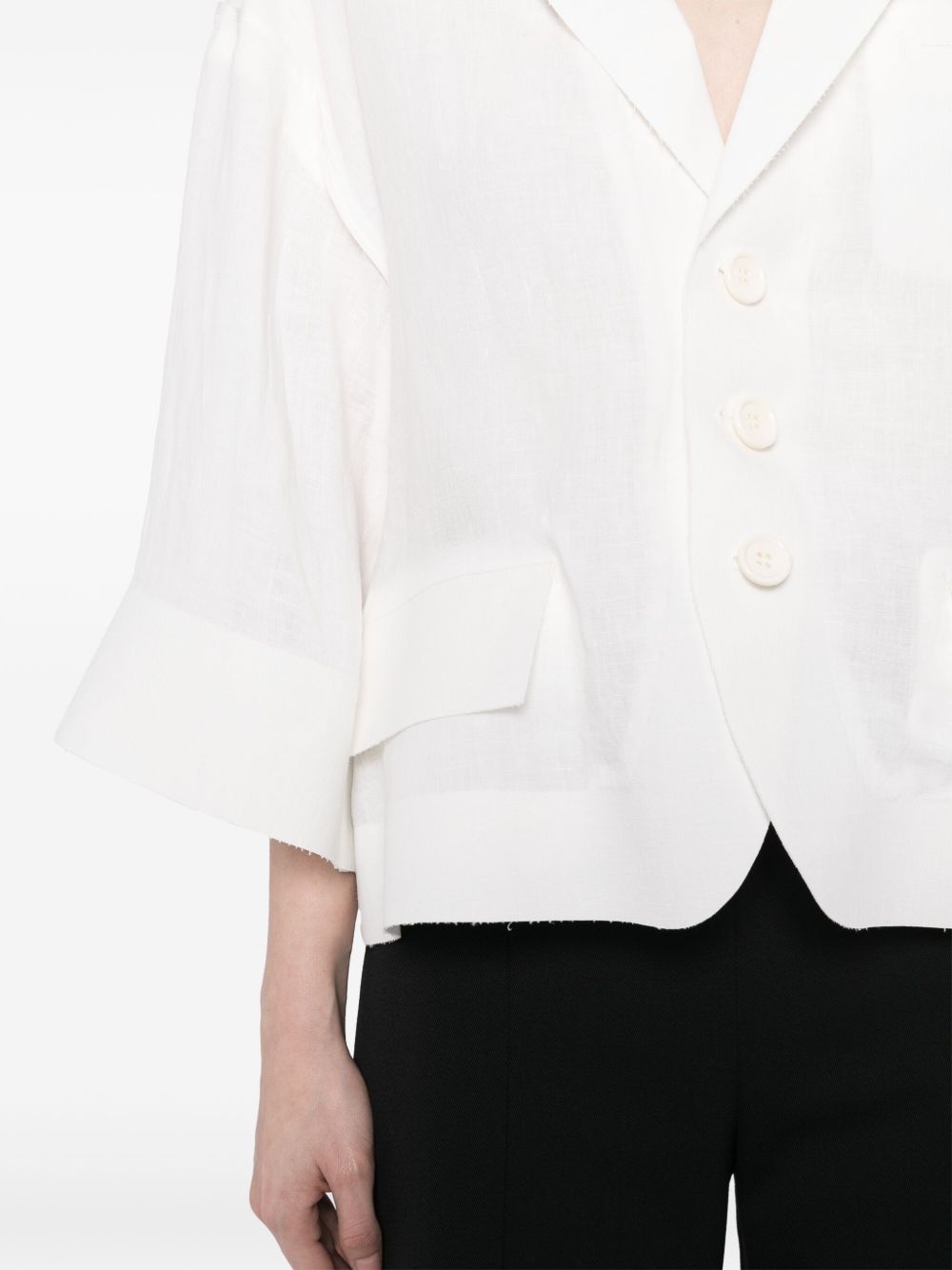 single-breasted blazer - 5