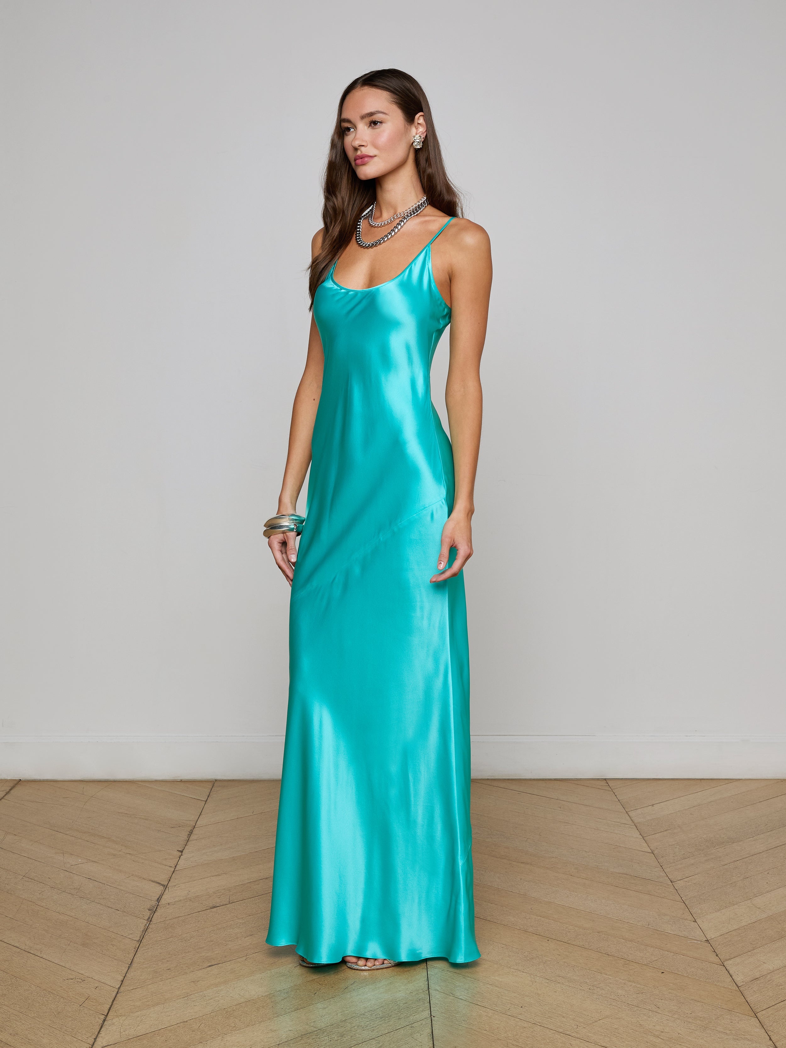 Charmaine Silk Gown - 4