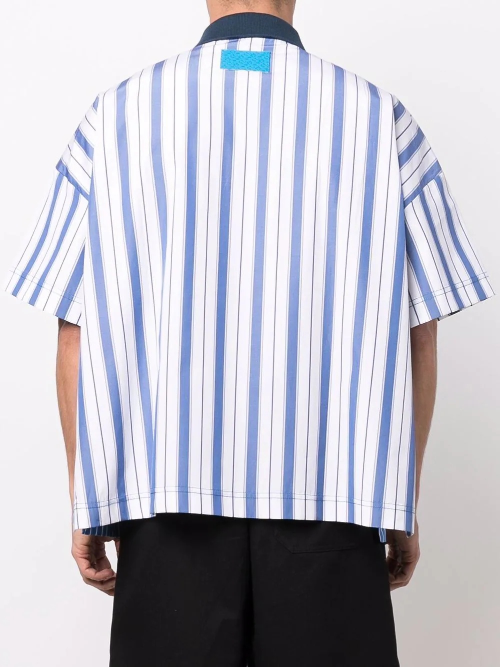 striped cotton polo shirt - 4