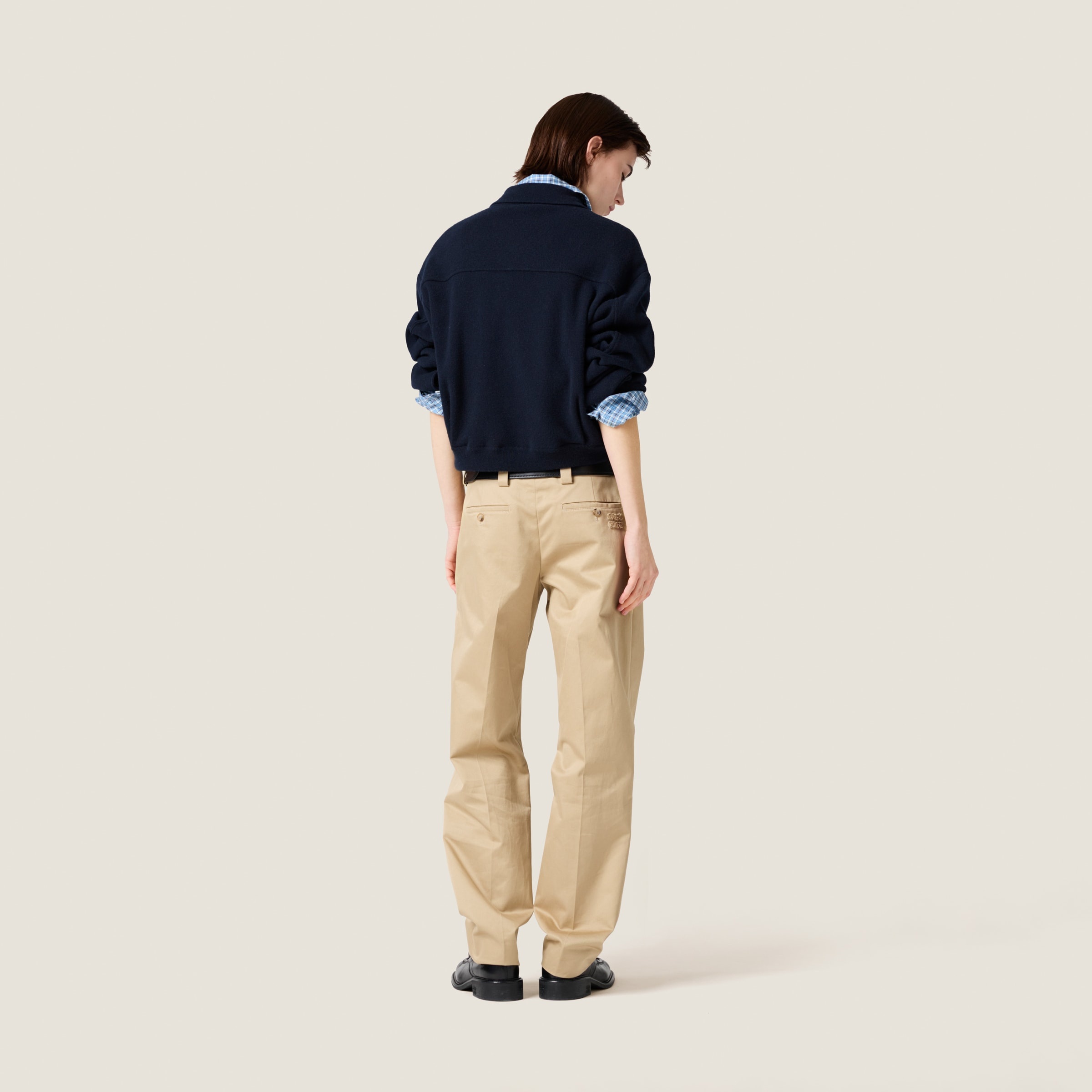 Wool and cashmere blouson jacket - 3