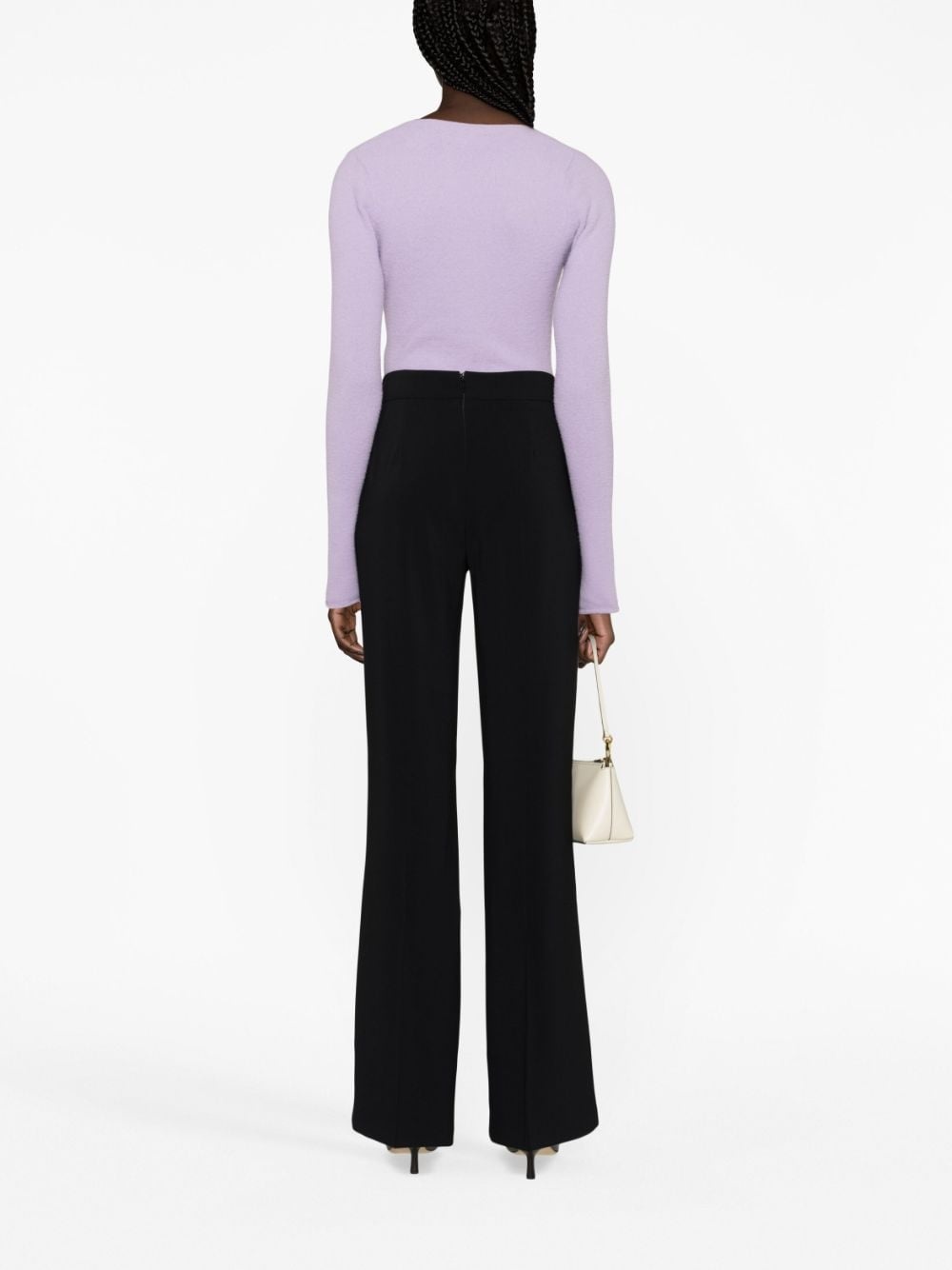 high-waisted trousers - 4
