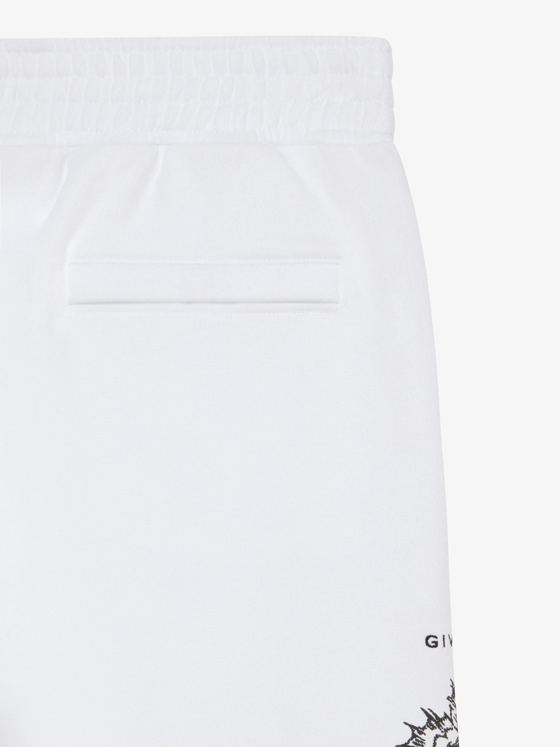 GIVENCHY CREST JOGGER PANTS IN FLEECE 5