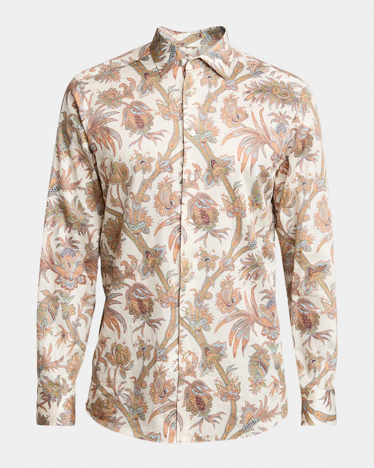 Men's Roma Paisley Button-Down Shirt - 1