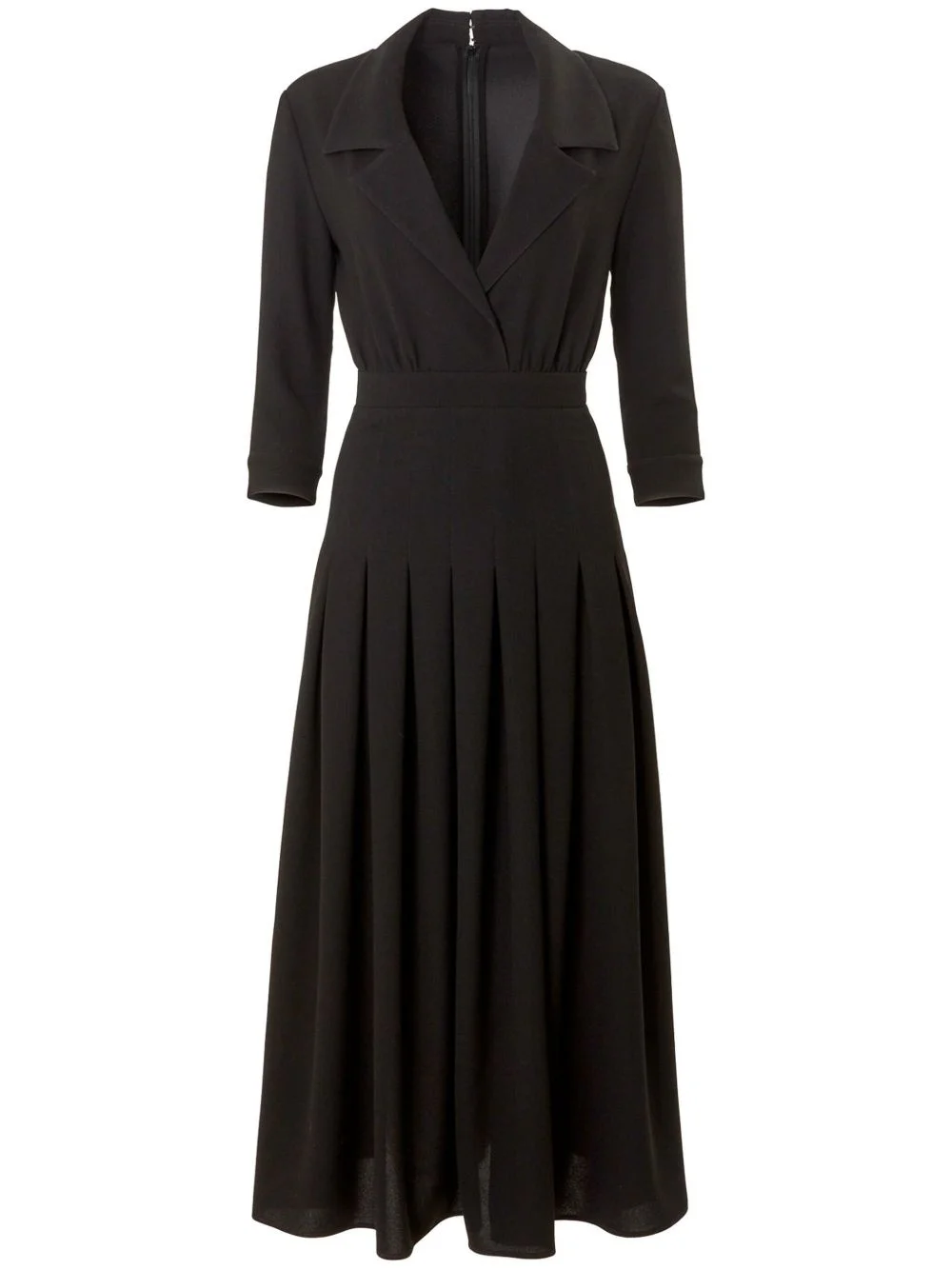 pleated maxi dress - 1
