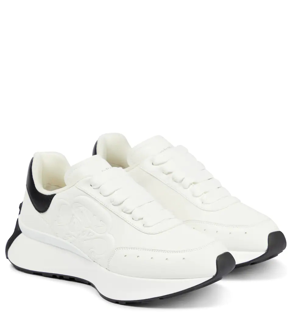 Sprint leather sneakers - 1