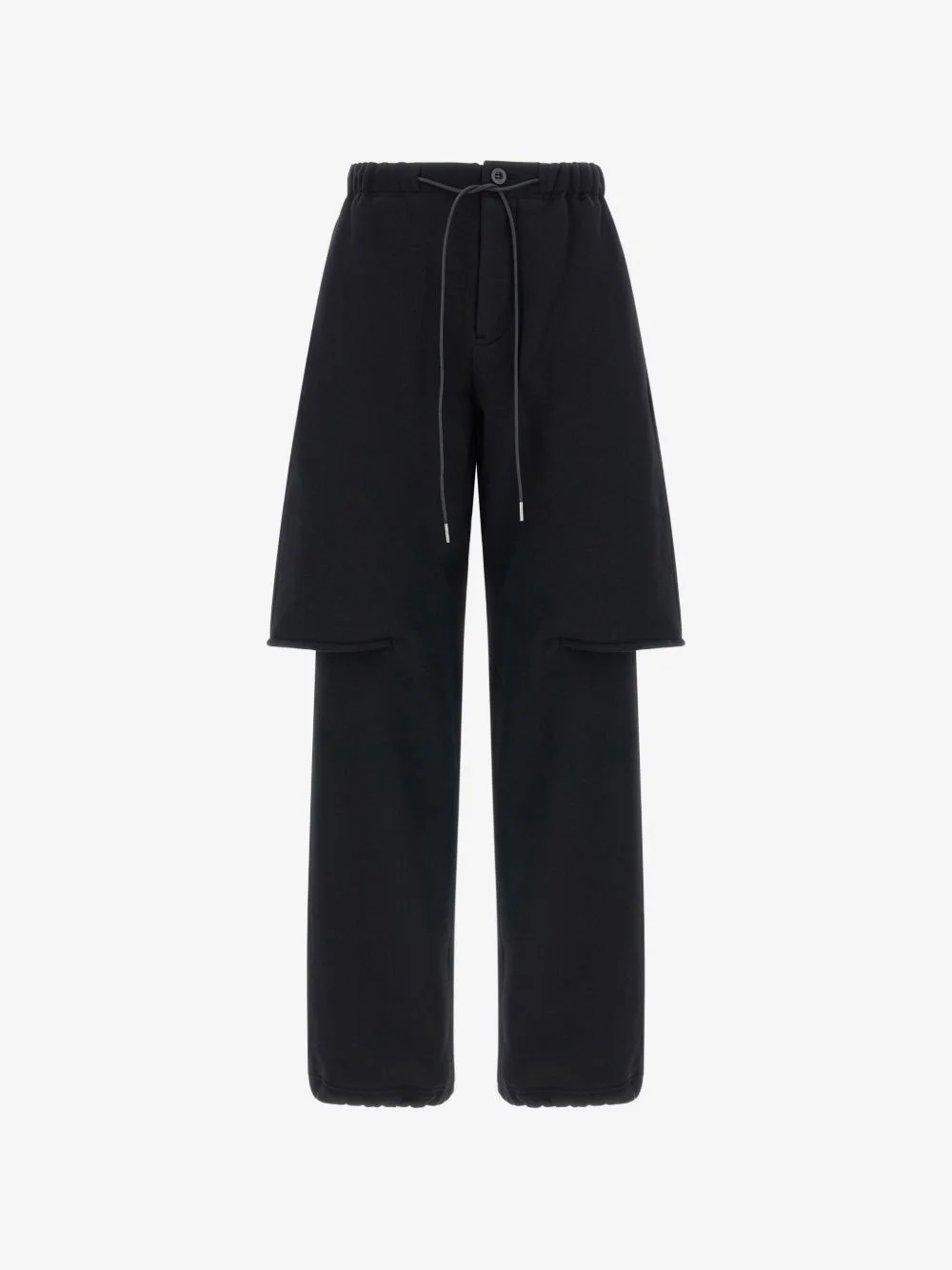 trompe l'oeil layered-design trousers - 1
