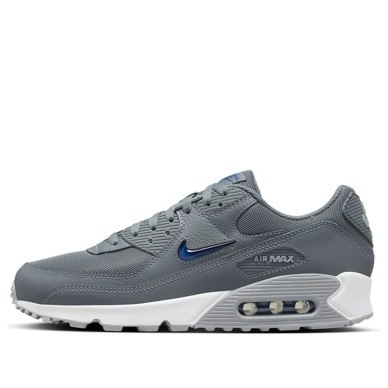 Nike Air Max 90 Jewel 'Grey Royal Blue' FN8005-001 - 1