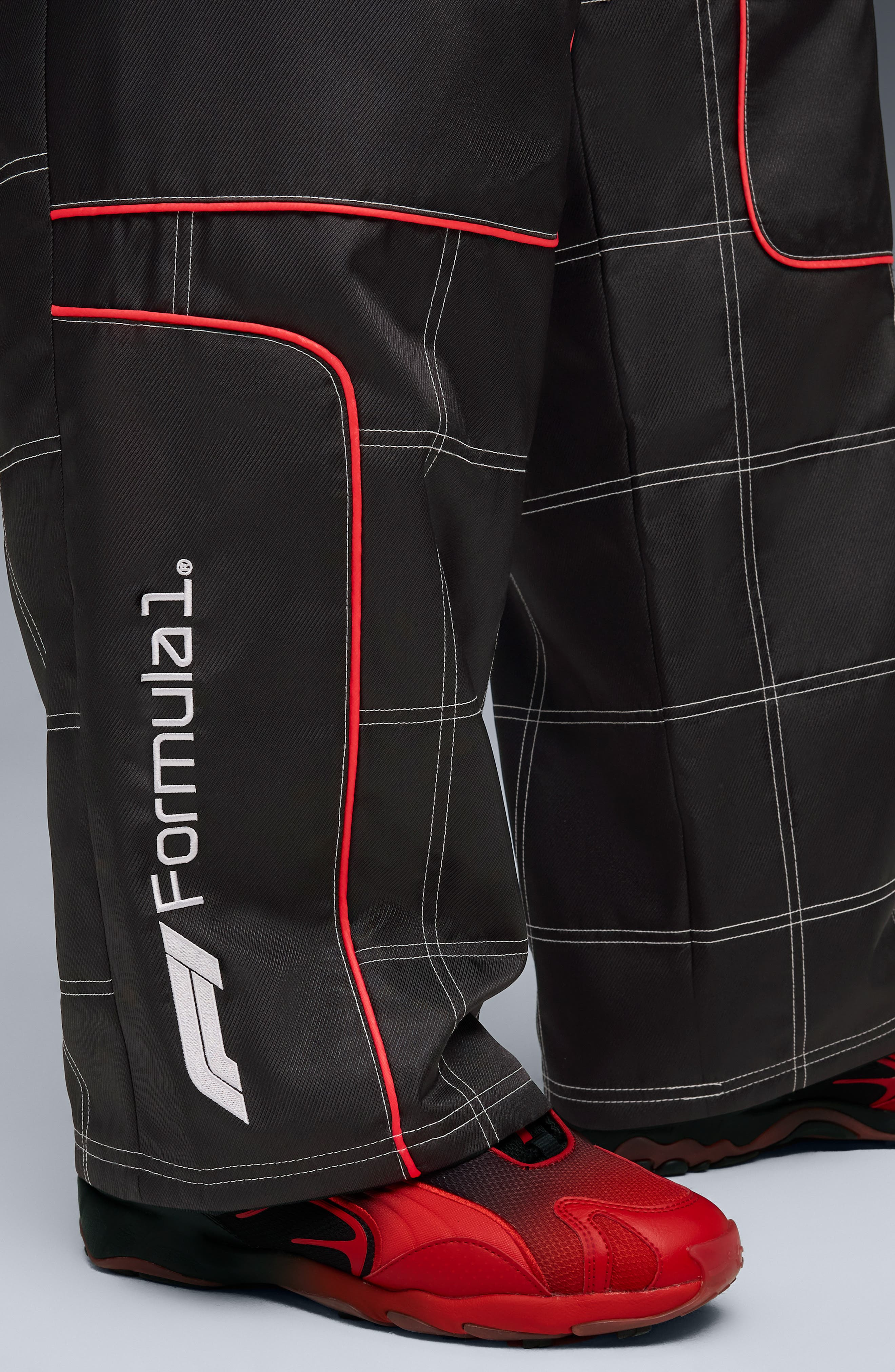 PUMA F1 Lifestyle Racing Pants in Puma Black at Nordstrom - 7