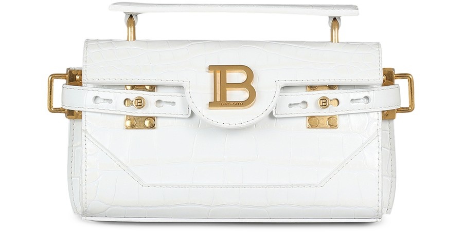 B-Buzz 19 bag in crocodile-embossed leather - 1