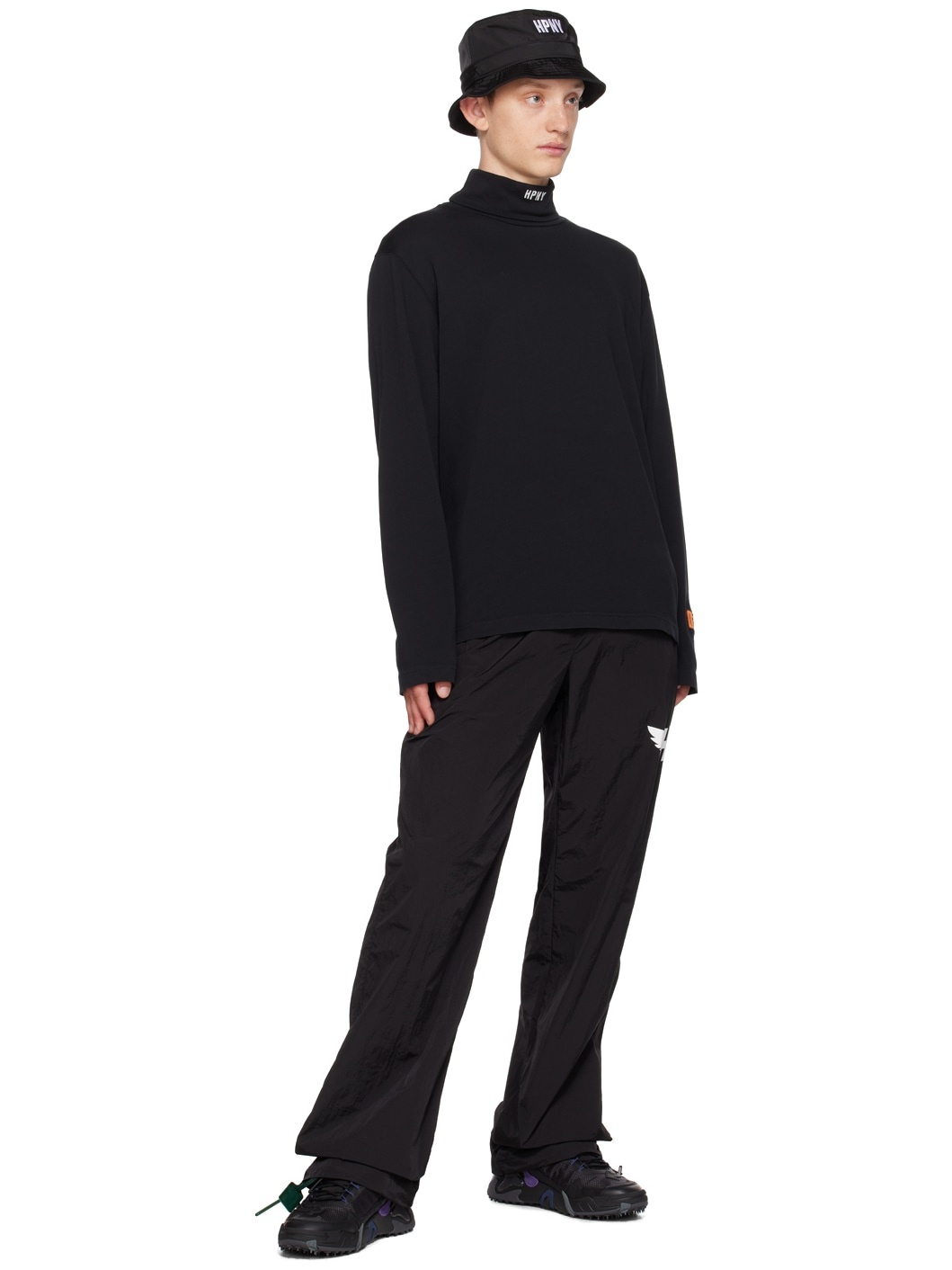 Black 'HPNY' Long Sleeve T-Shirt - 4