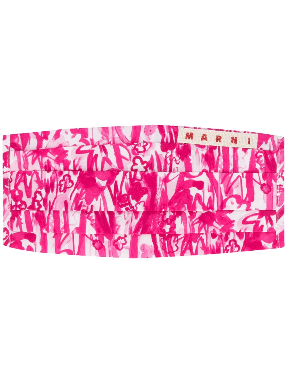 abstract print face mask cover - 1