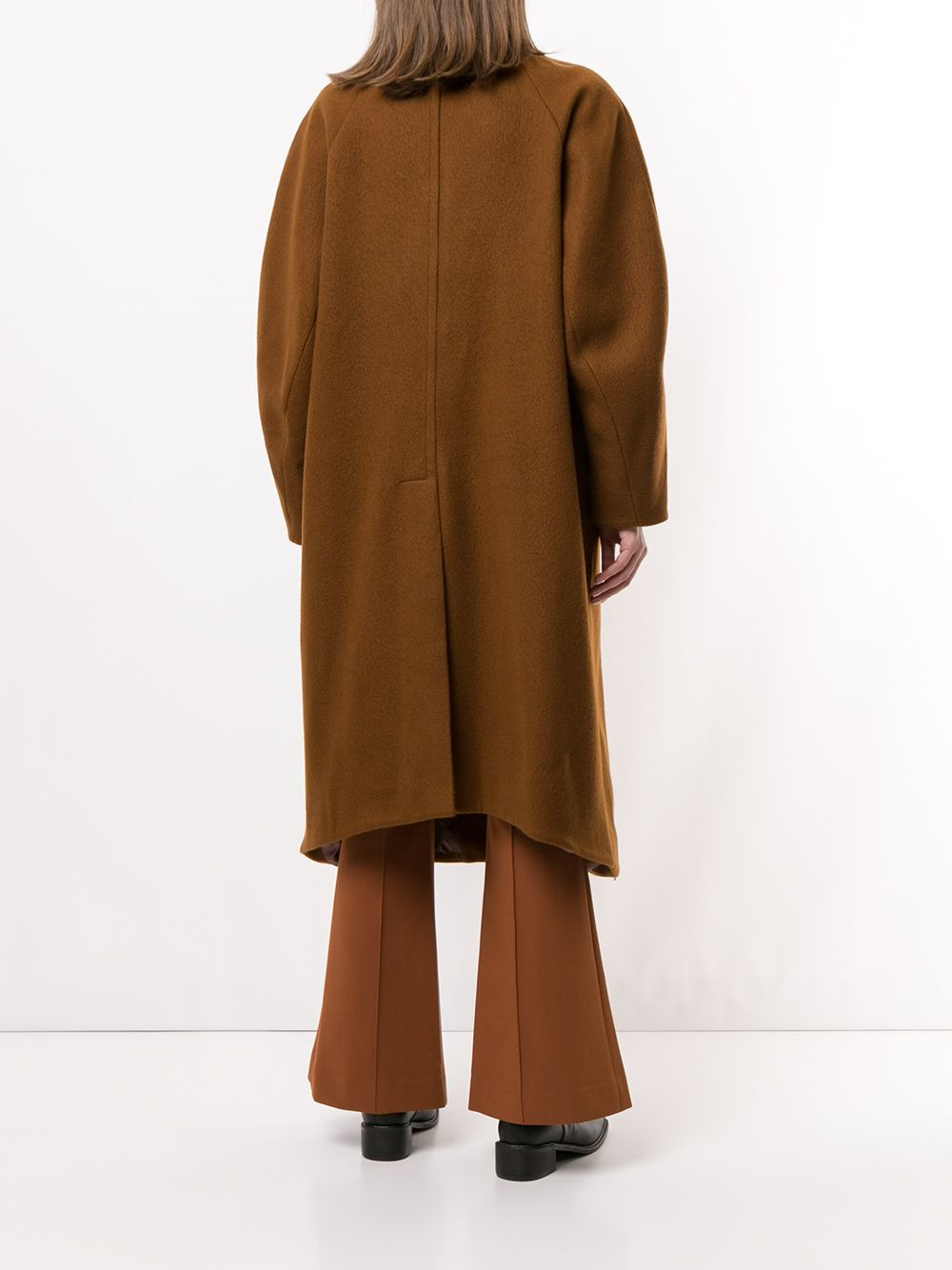 oversize wool coat - 4