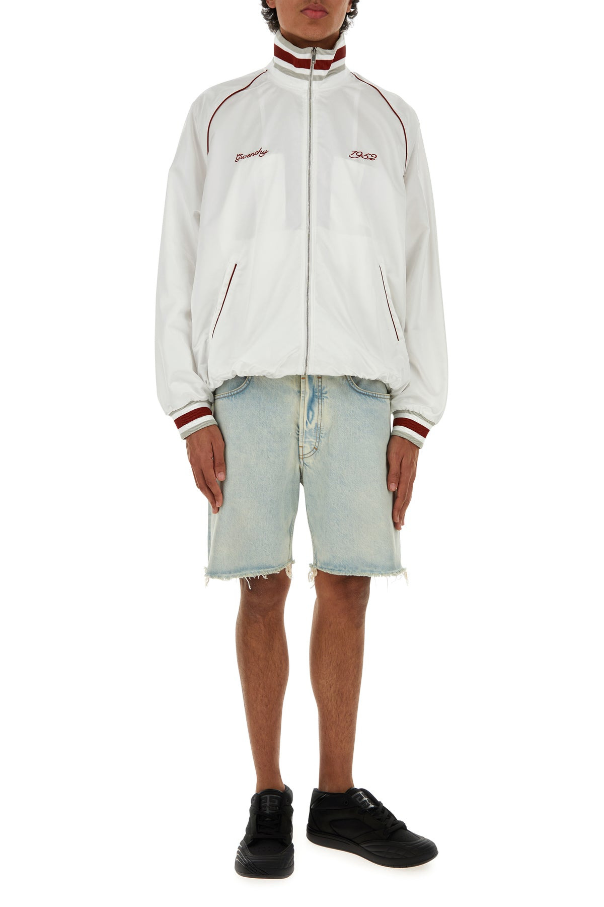 White nylon bomber jacket - 6