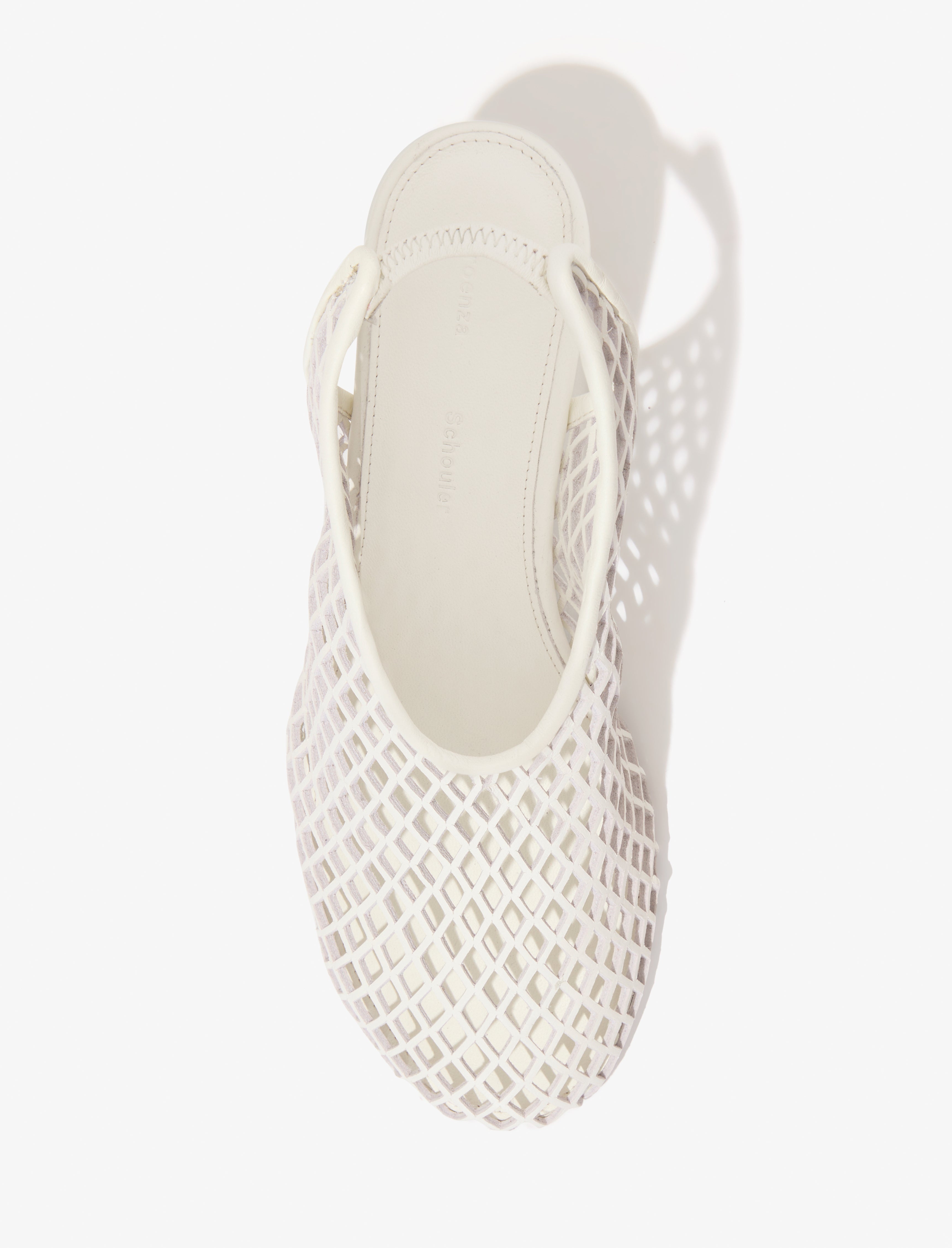 Tee Perforated Slingback Pumps - 4