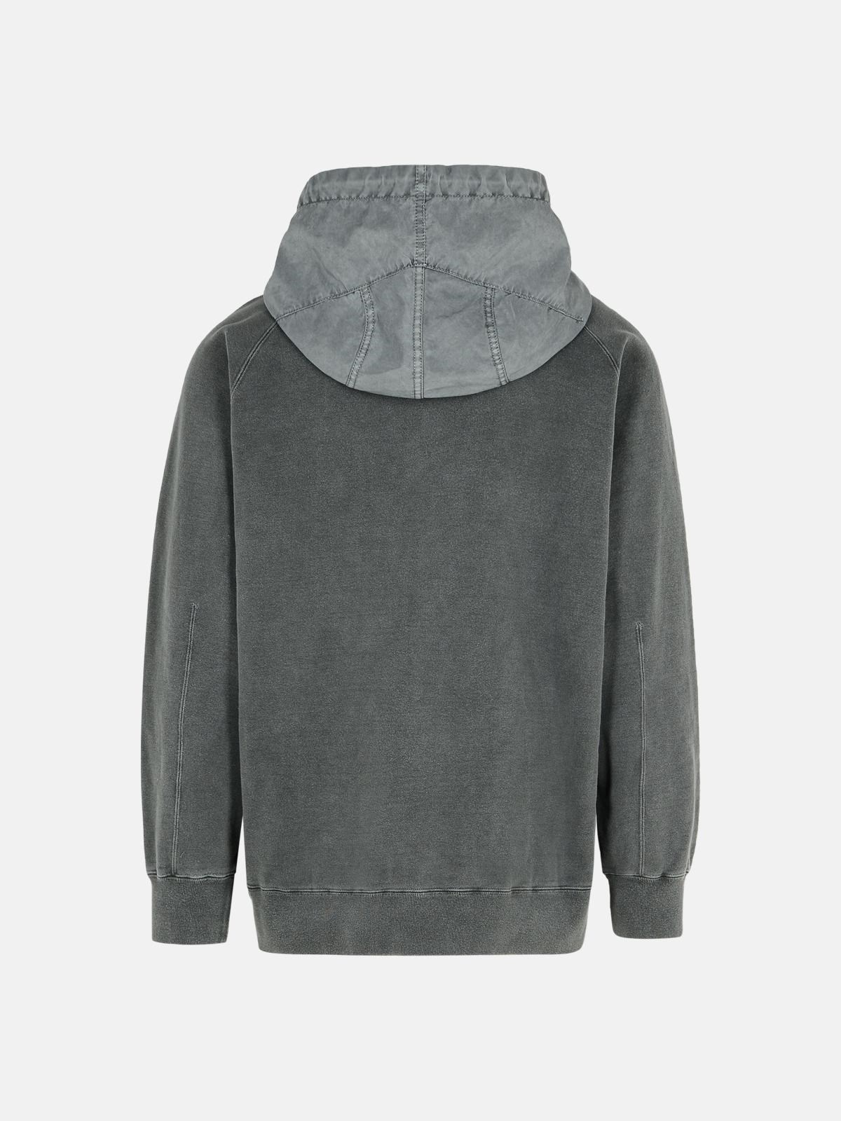 GRAY COTTON SWEATSHIRT - 3