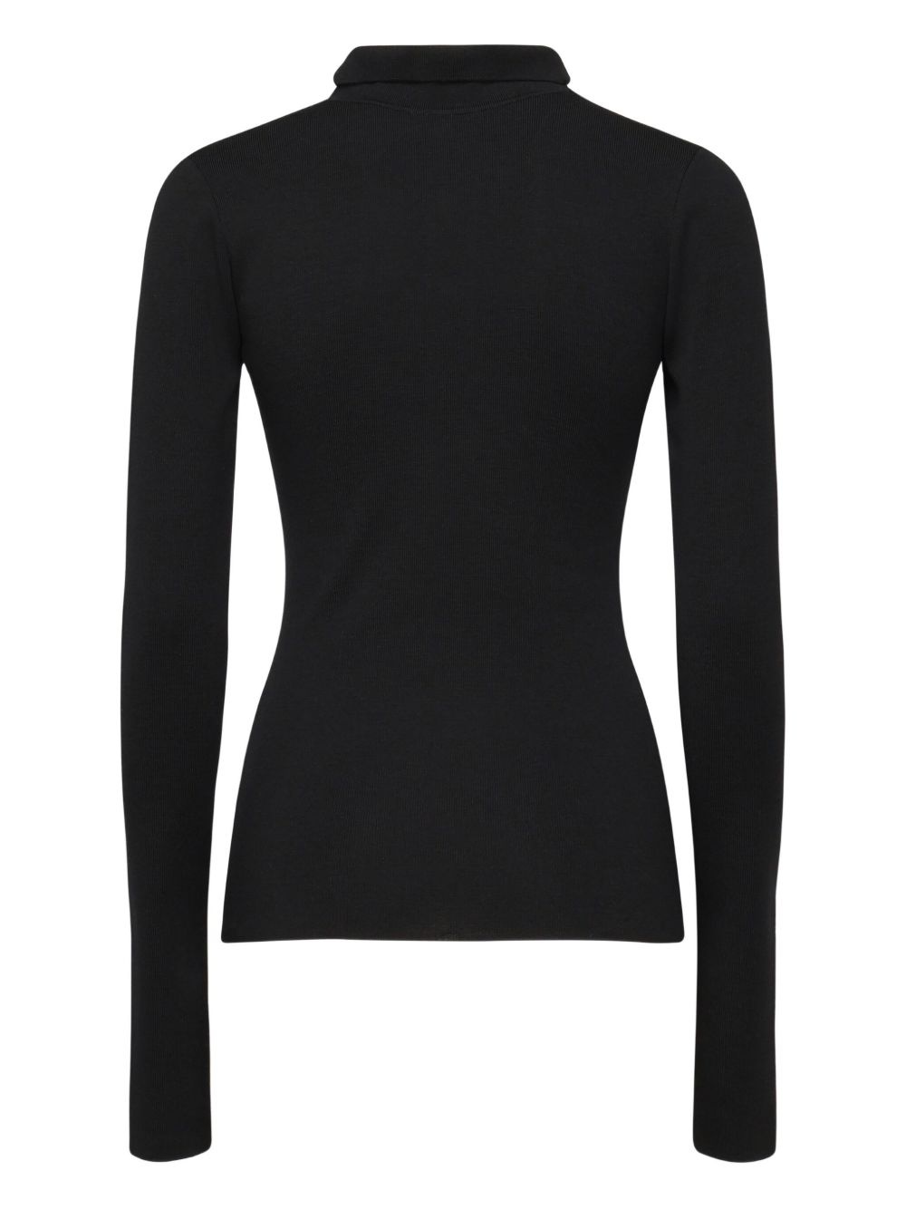 ribbed polo shirt - 2