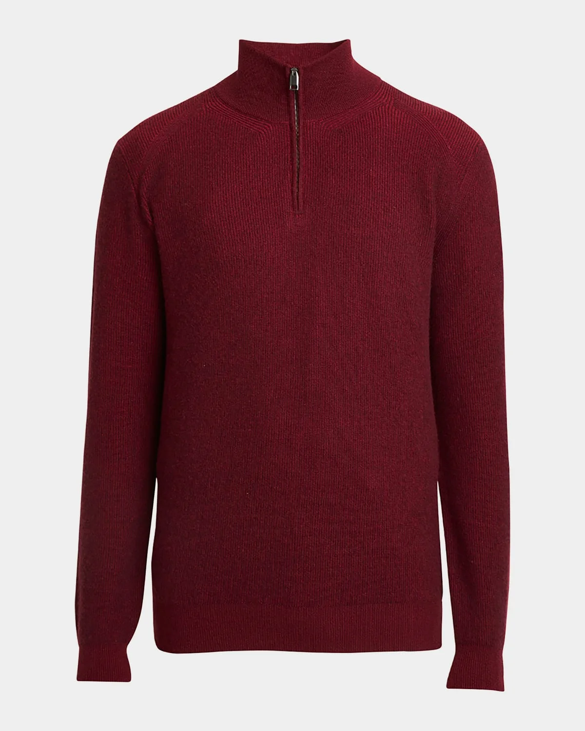 Men's Cashmere Quarter-Zip Sweater - 1