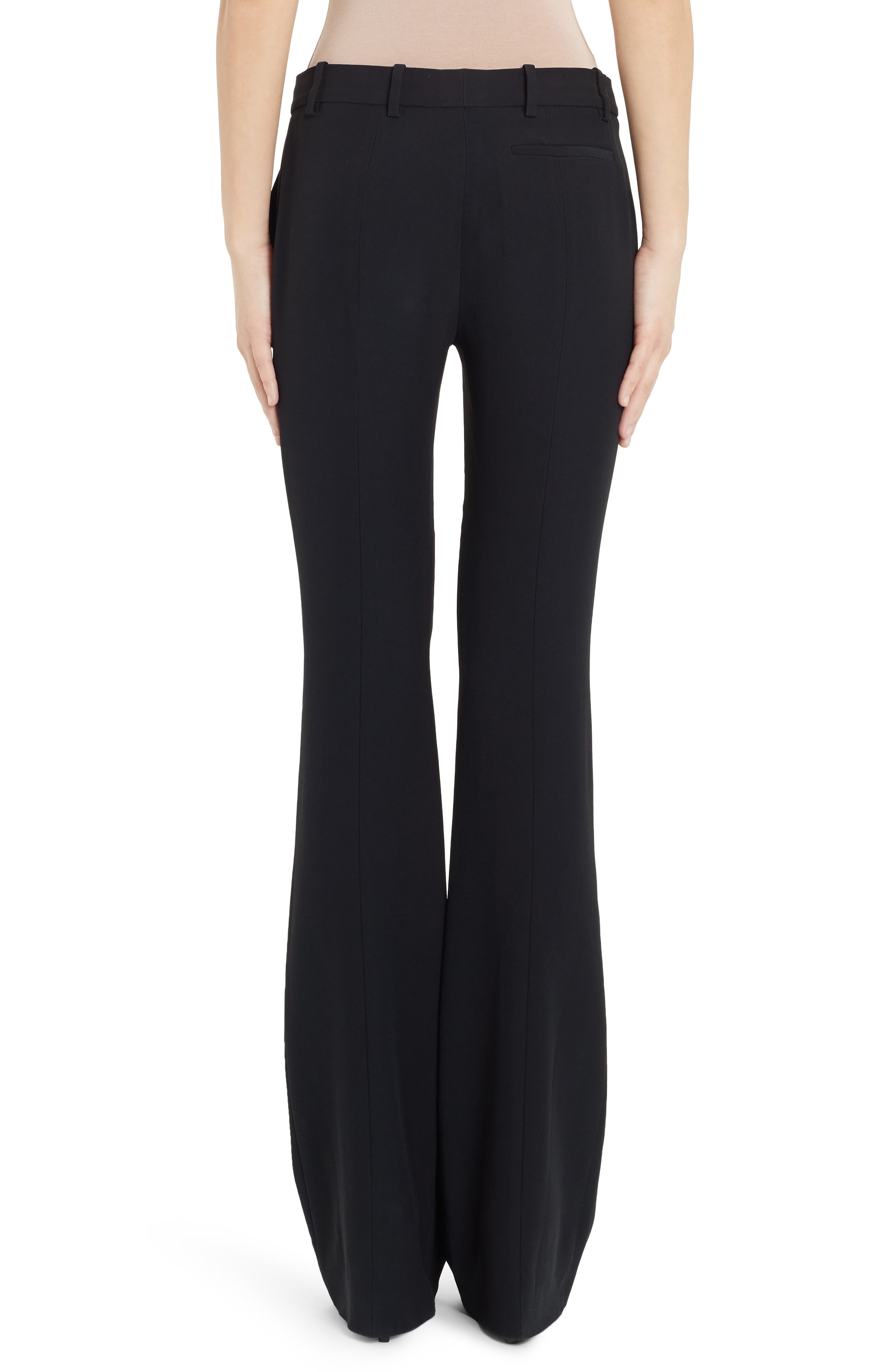 Leaf Crepe Slim Bootcut Pants - 2
