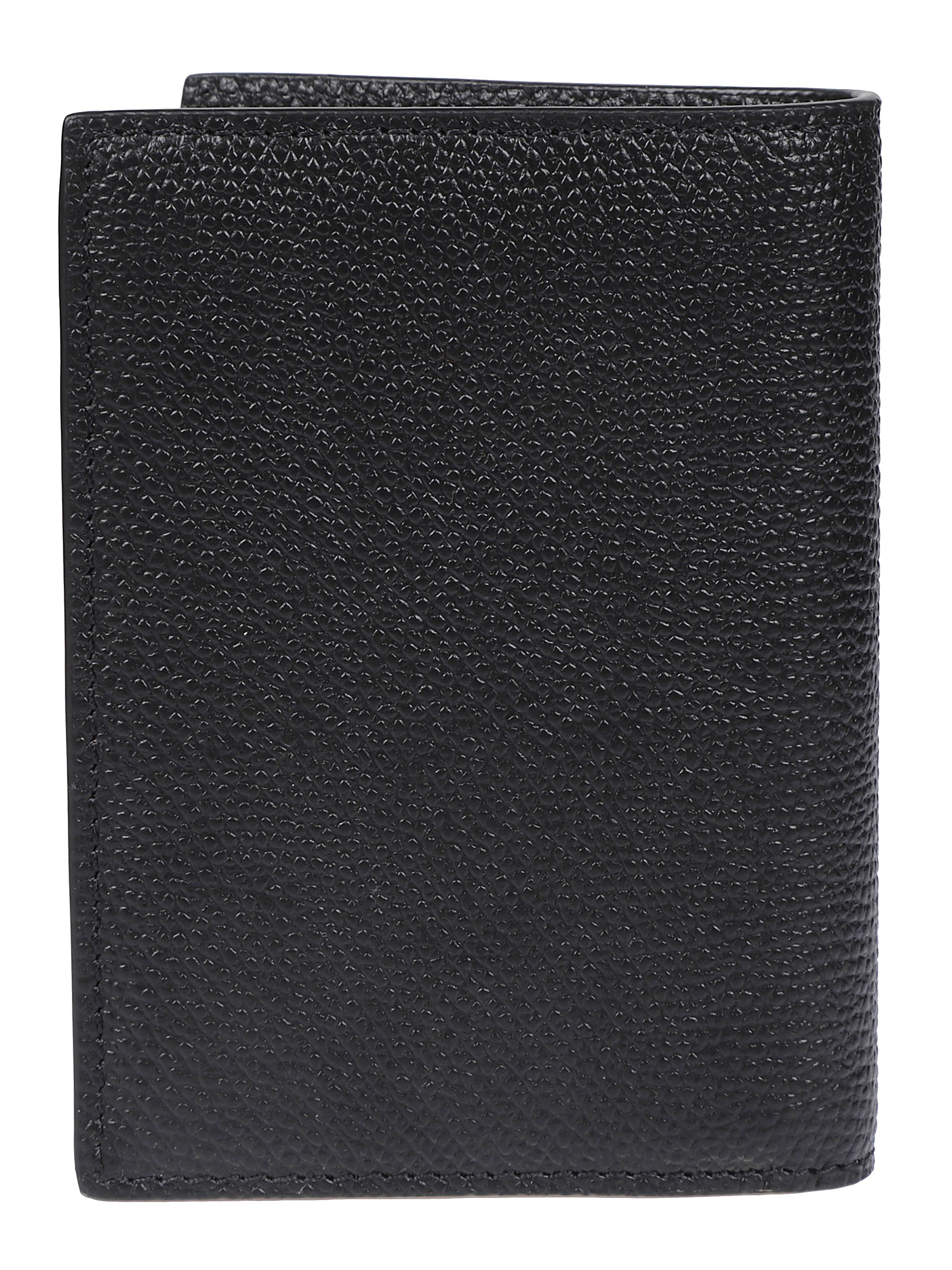 Credit card holder with logo in soft grain calfskin - 2