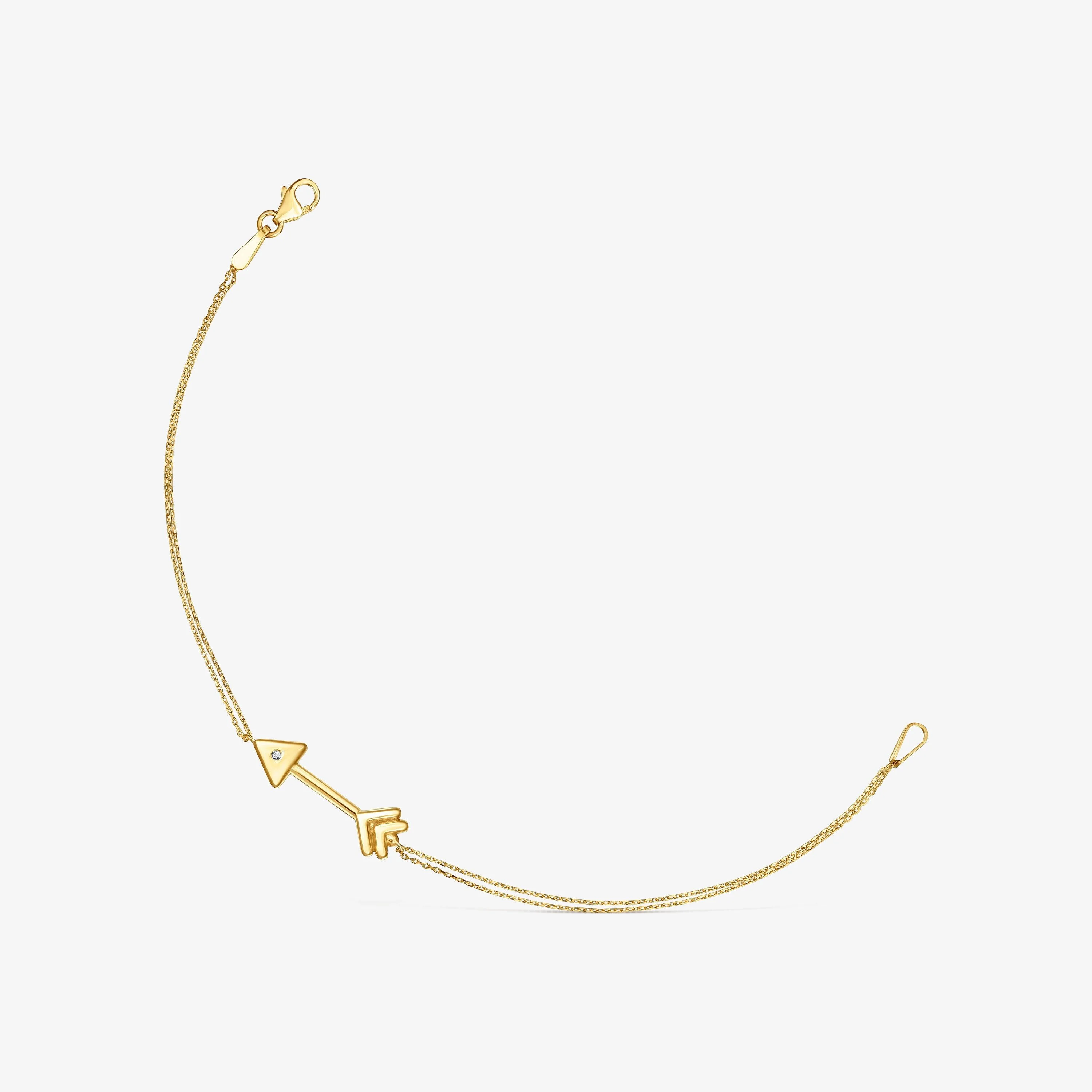 9kt gold Bracelet with diamonds TOUS Flechazo - 1