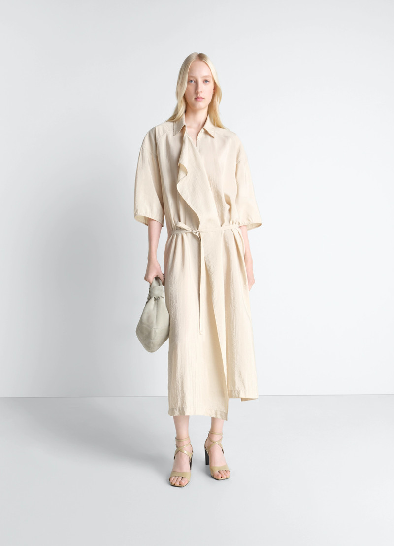 Lemaire ASYMMETRICAL SHIRT DRESS IN DRY SILK outlook