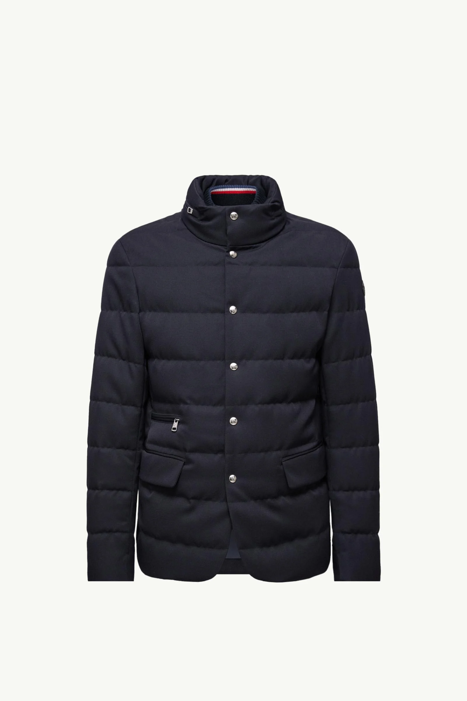 Bess Hooded Wool Short Down Jacket - 1