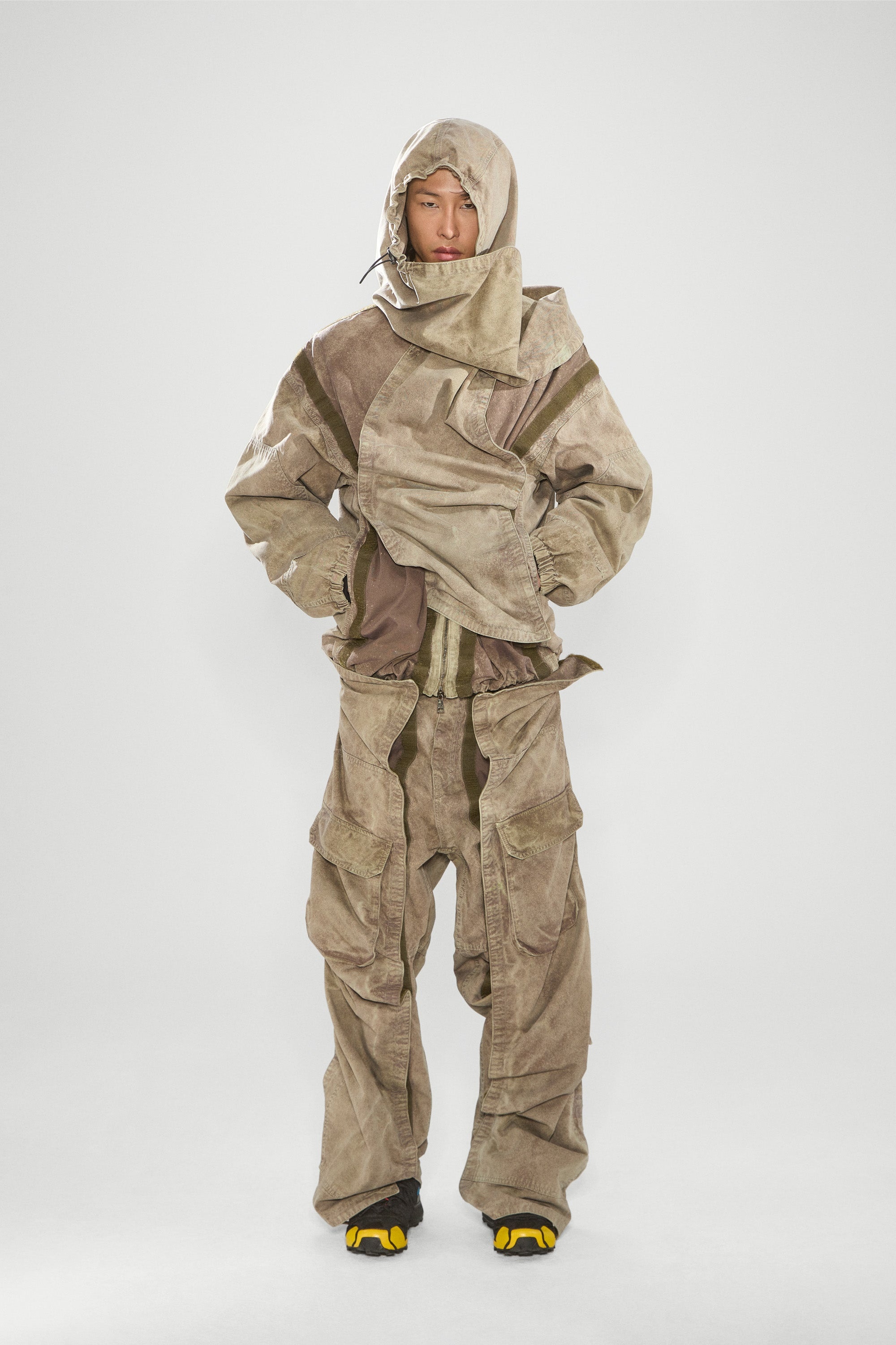 Velcro Cargo Jacket - 1