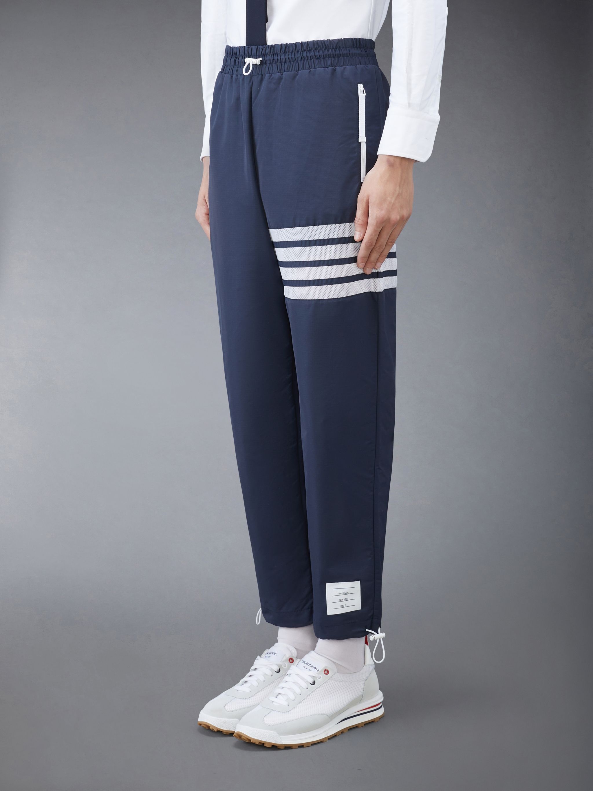 4-bar stripe track pants - 2