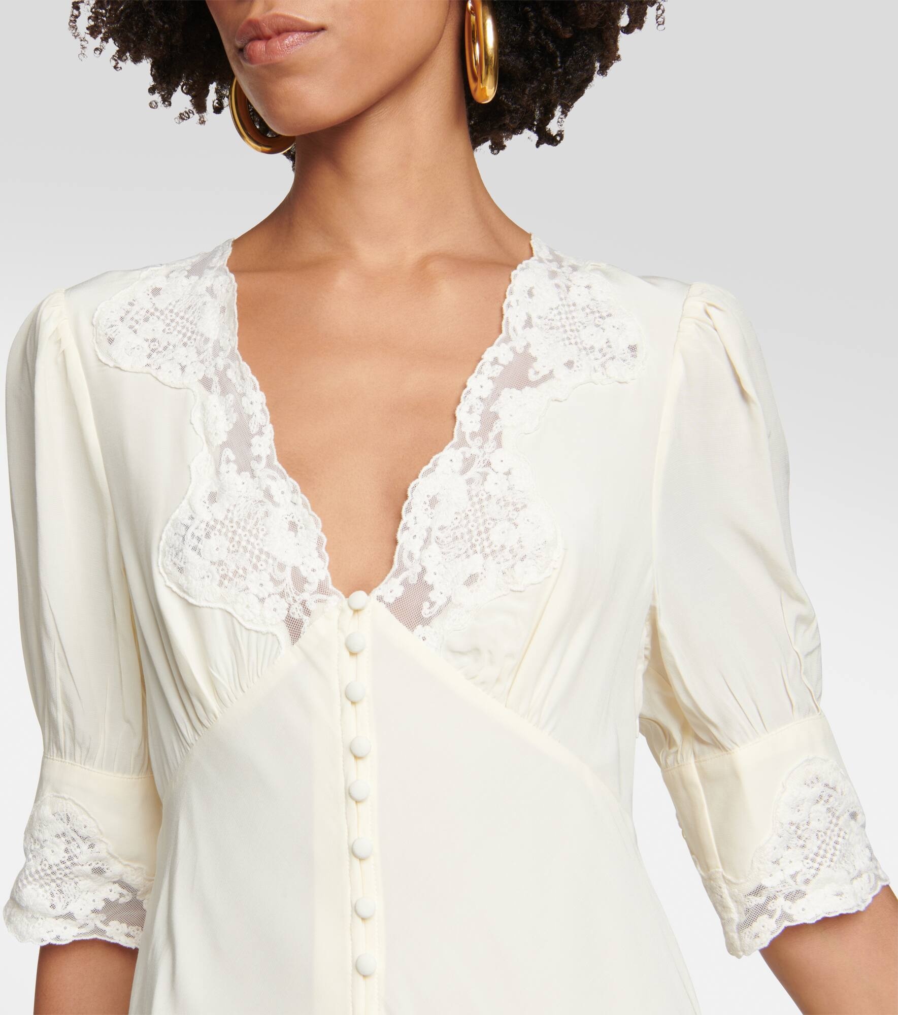 Bridal Simone embroidered maxi dress - 4